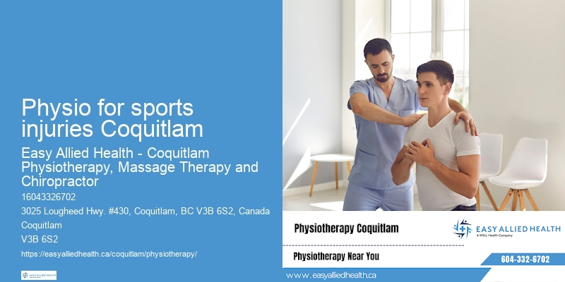 Physio for sports injuries Coquitlam Pediatric Physiotherapy