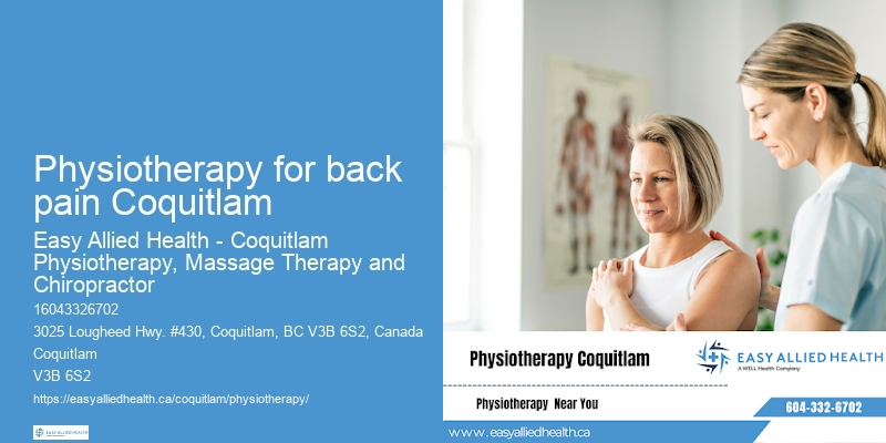 Physio Rehabilitation Programs Physiotherapy for back pain Coquitlam
