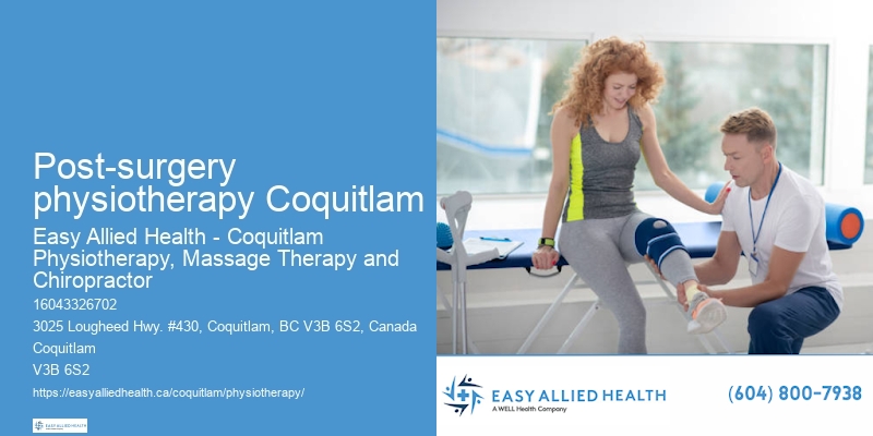 Custom physiotherapy programs Post-surgery physiotherapy Coquitlam