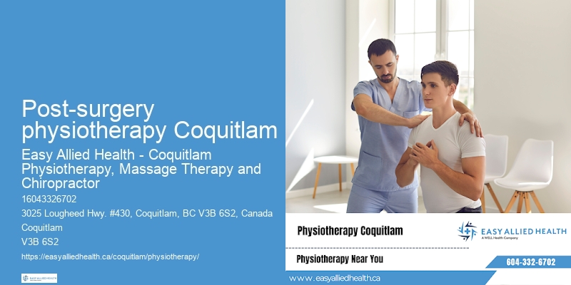 Best physiotherapists in Post-surgery physiotherapy Coquitlam