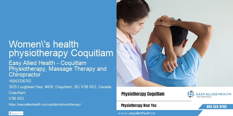 Physiotherapy Programs Women's health physiotherapy Coquitlam