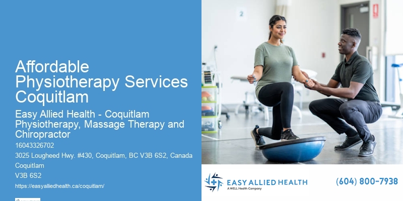 Affordable Physiotherapy Services Coquitlam Rehabilitation Services
