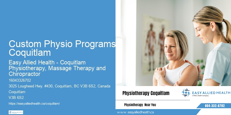 Custom Physio Programs Coquitlam Post-Injury Rehab
