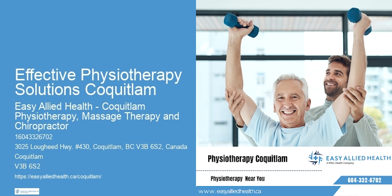 Effective Physiotherapy Solutions Coquitlam Physiotherapy Providers