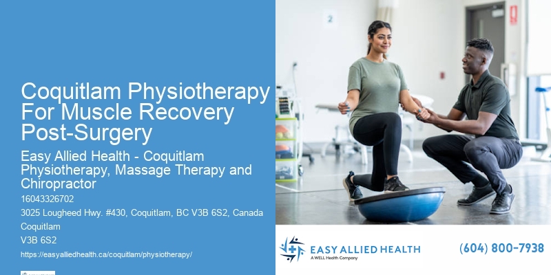 Coquitlam Physiotherapy For Muscle Recovery Post-Surgery Physiotherapy For Athletic Rehabilitation Programs