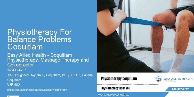 Sports Physiotherapy Physiotherapy For Balance Problems Coquitlam