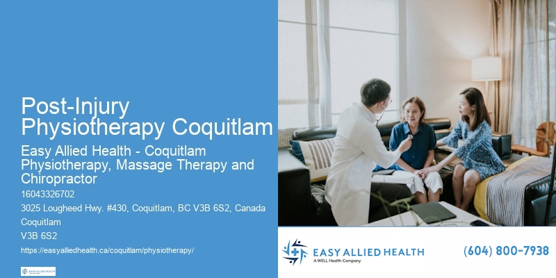 Post-Injury Physiotherapy Coquitlam Physiotherapists For Knee Replacement Recovery