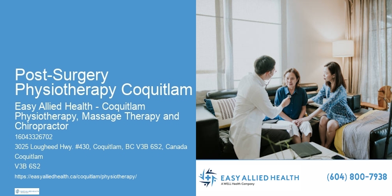 Post-Surgery Physiotherapy Coquitlam Physiotherapy For Foot And Ankle Care