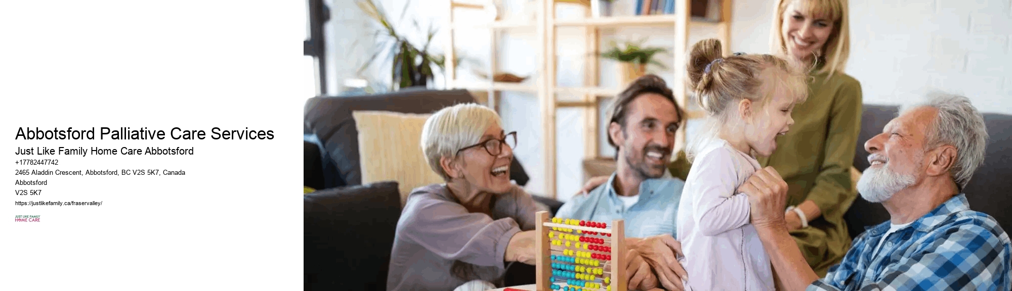 Senior Care Agency Abbotsford Palliative Care Services