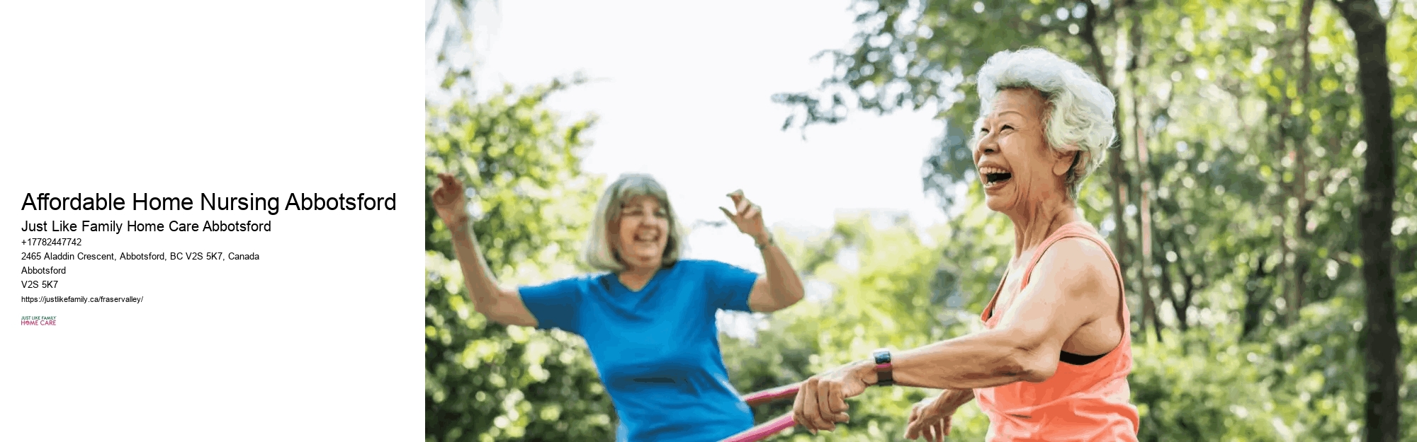 Home Care for Chronic Illnesses Affordable Home Nursing Abbotsford