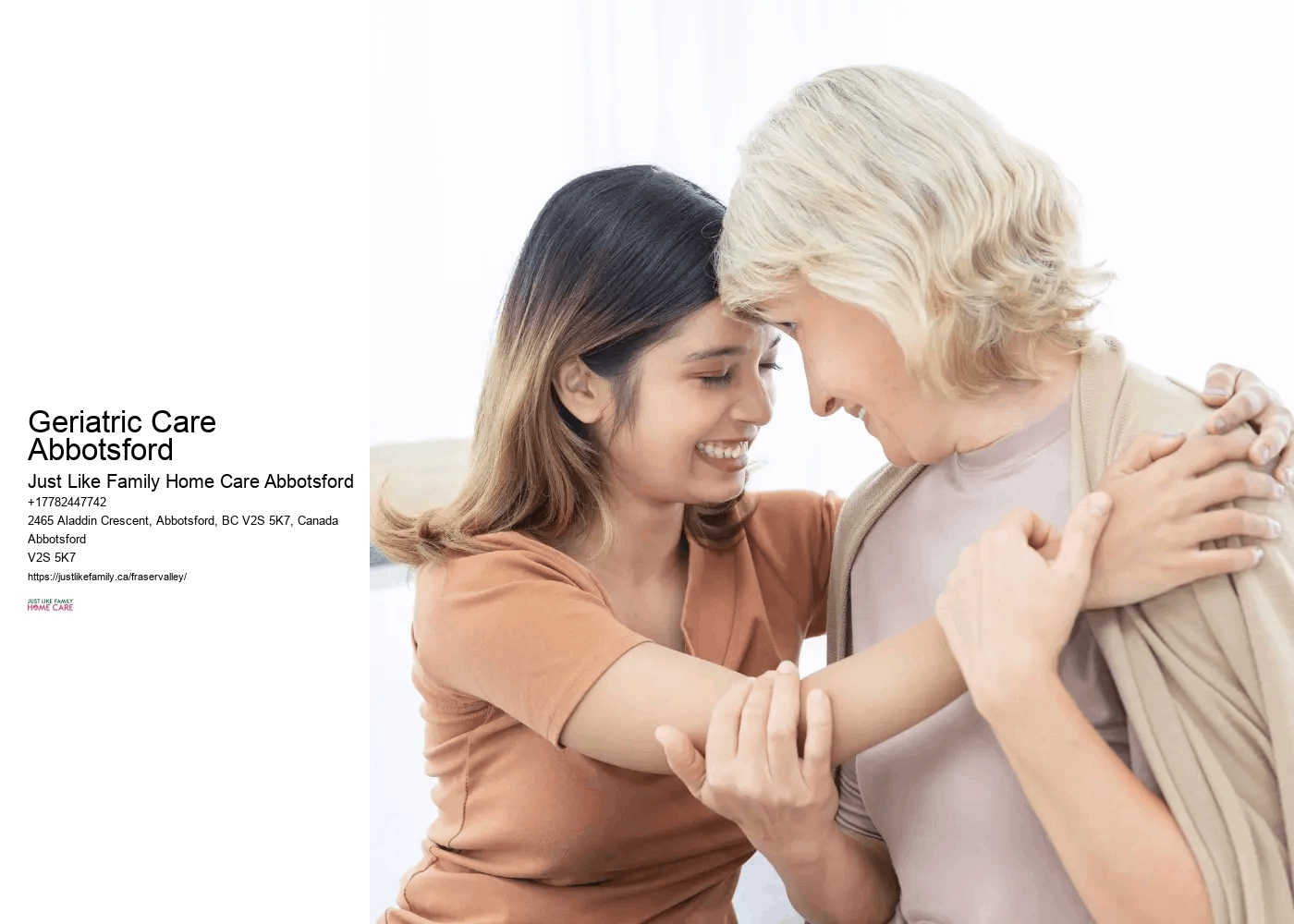 Home Care Quality Standards Geriatric Care Abbotsford