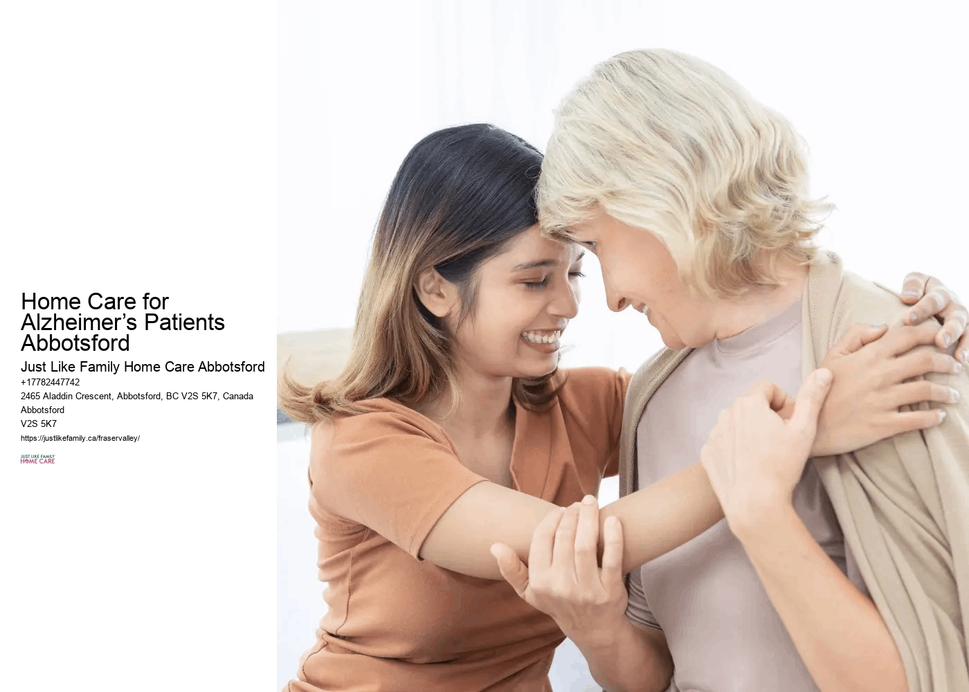 Senior Living Community Home Care for Alzheimer’s Patients Abbotsford