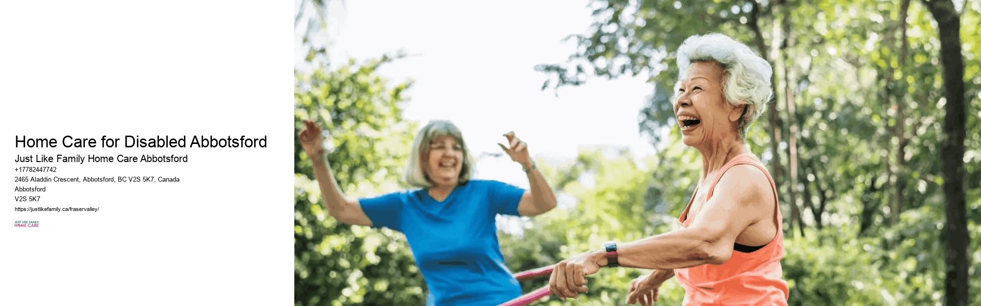 Quality Home Care Providers Home Care for Disabled Abbotsford