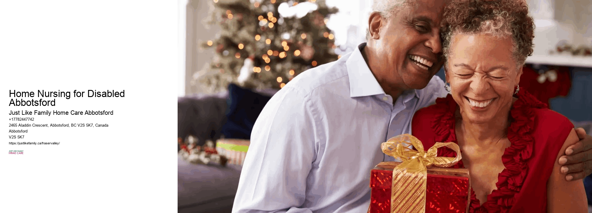 In-Home Personal Support Home Nursing for Disabled Abbotsford
