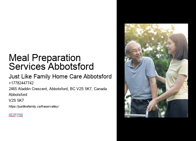 Wellness Check-Ins Meal Preparation Services Abbotsford