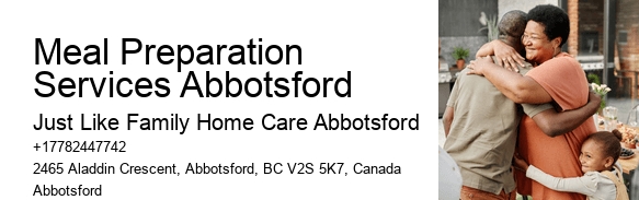 Senior Home Care Meal Preparation Services Abbotsford