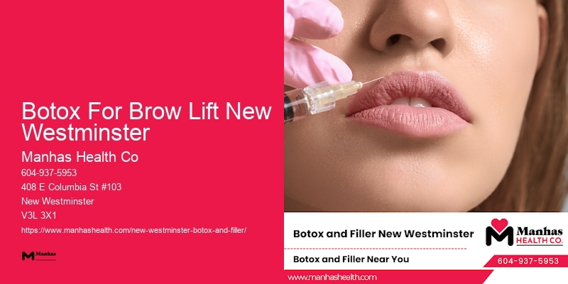 Botox Wrinkle Filler Injections Botox For Brow Lift New Westminster
