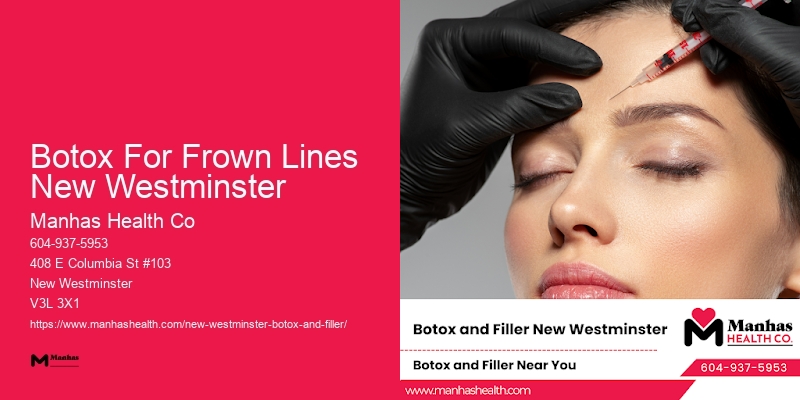Botox For Crow'S Feet Botox For Frown Lines New Westminster