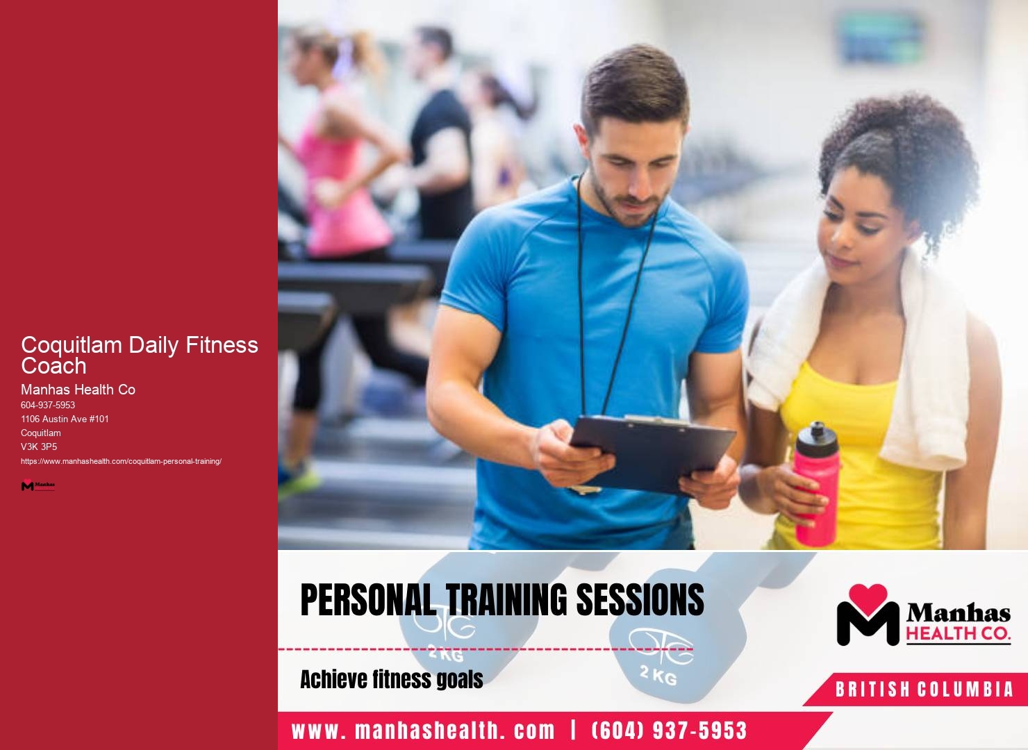 Coquitlam Daily Fitness Coach Fitness Plans