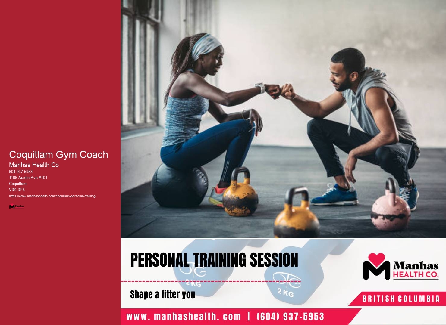Personalized Bodyweight Training Coquitlam Gym Coach