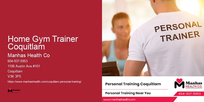 Budget-Friendly Personal Trainer Home Gym Trainer Coquitlam