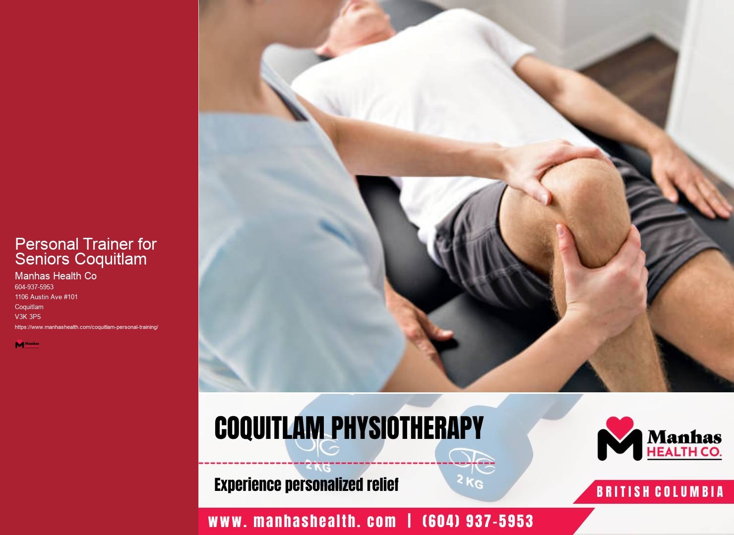 Personal Fitness Programs Personal Trainer for Seniors Coquitlam