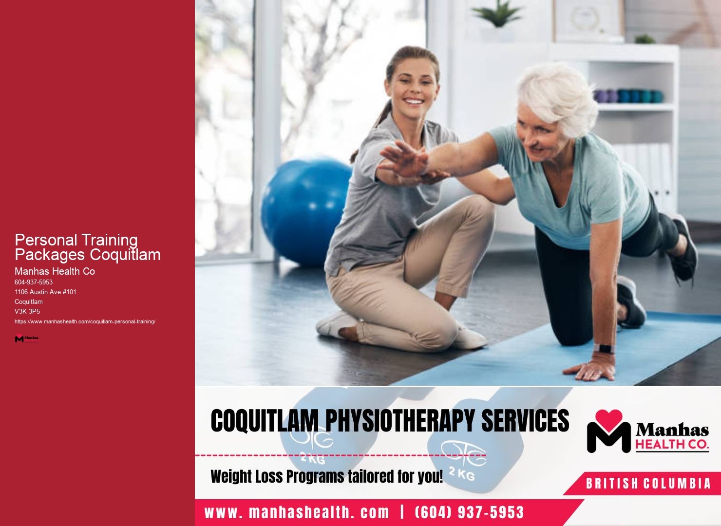 Personal Training Packages Coquitlam Nutritionist and Trainer