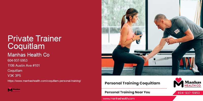 Fitness Guidance Private Trainer Coquitlam
