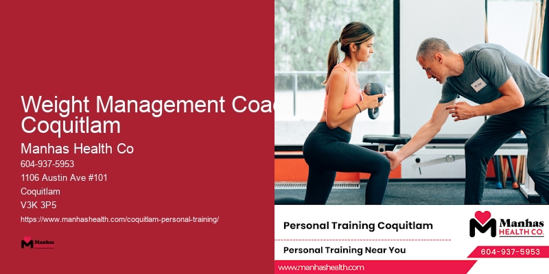 Private Trainer Weight Management Coach Coquitlam