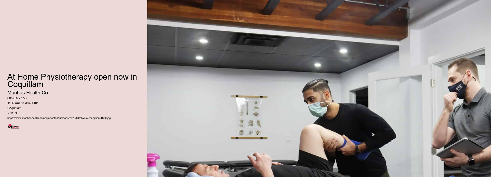 At Home Physiotherapy open now in Coquitlam