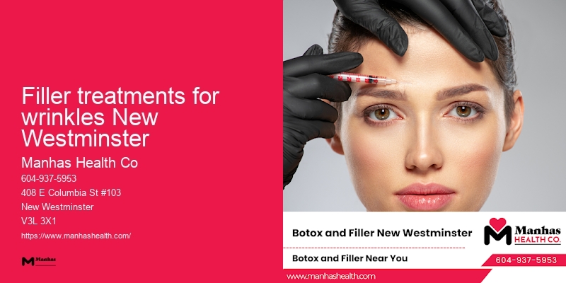 Filler treatments for wrinkles New Westminster