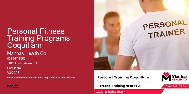 Personal Fitness Training Programs Coquitlam Personal Fitness Coach For Women
