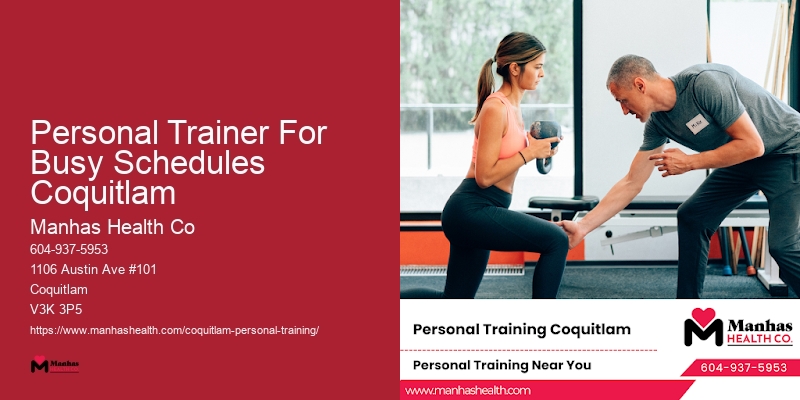 Personal Trainer For Building Muscle Personal Trainer For Busy Schedules Coquitlam