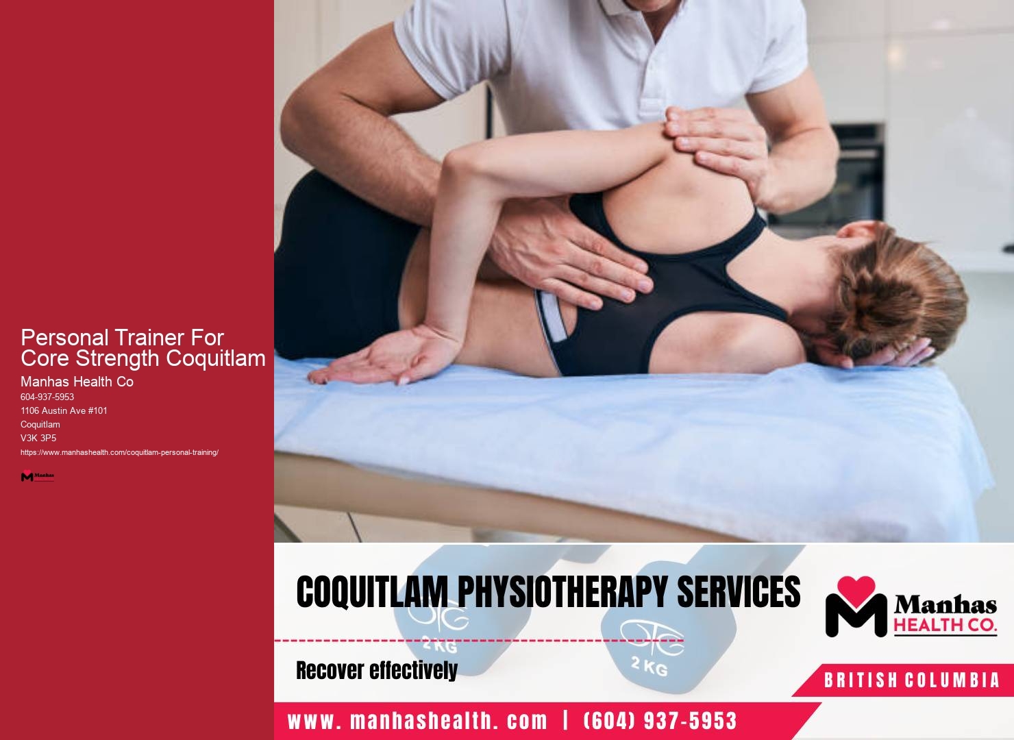 Fitness Professional Personal Trainer For Core Strength Coquitlam