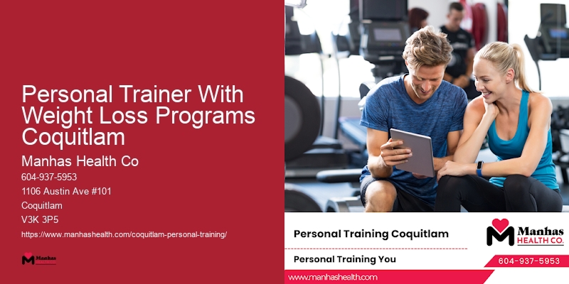 Personal Trainer For Weight Management Personal Trainer With Weight Loss Programs Coquitlam