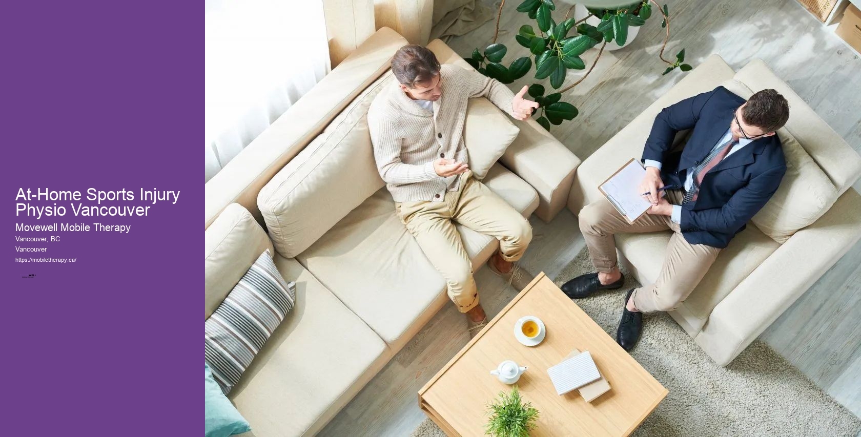 At-Home Sports Injury Physio Vancouver