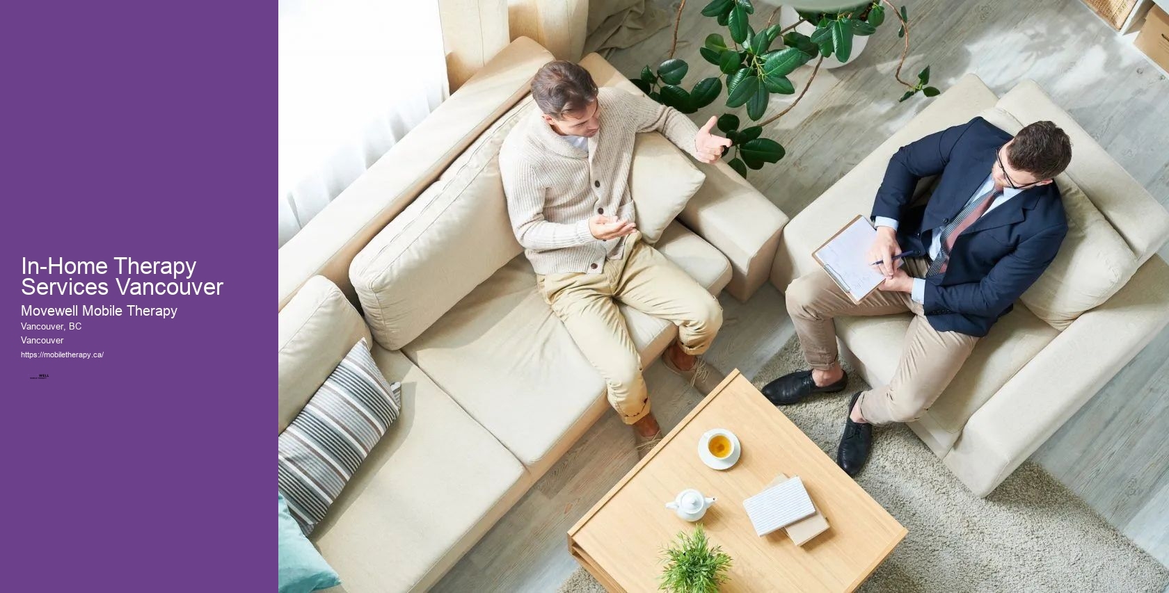 In-Home Therapy Services Vancouver