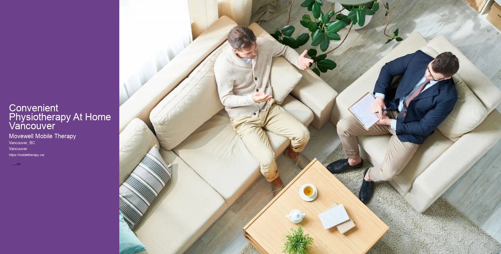 Convenient Physiotherapy At Home Vancouver