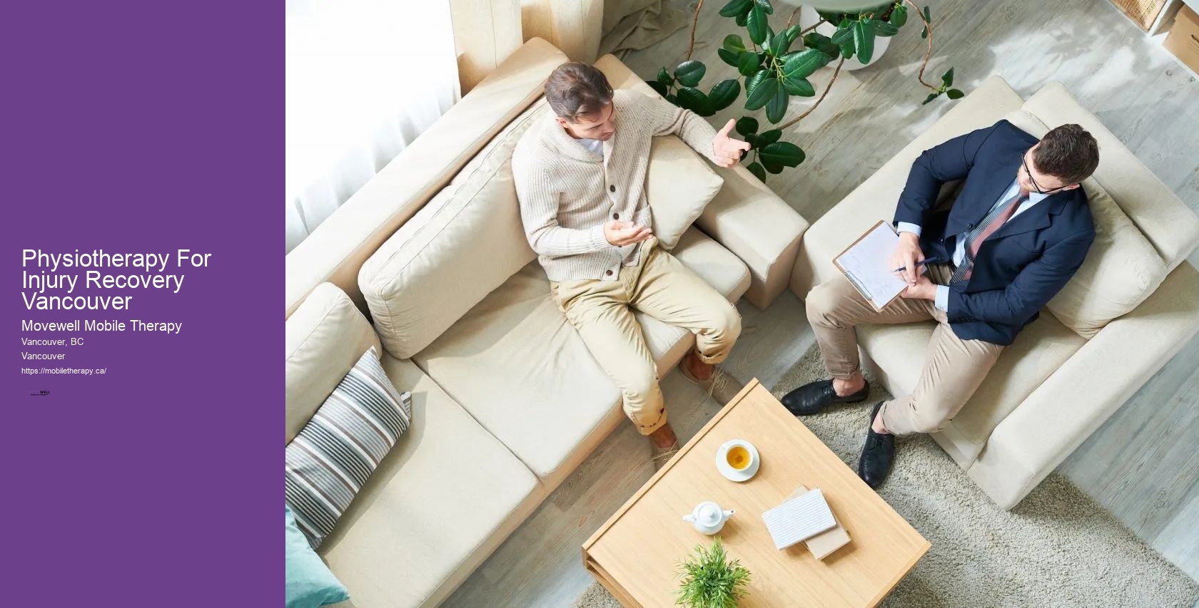 Physiotherapy For Injury Recovery Vancouver