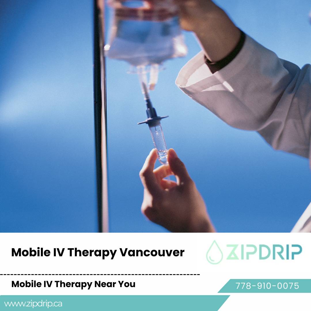 Mobile IV Therapy for Relaxation Anti-Aging IV Drip Vancouver