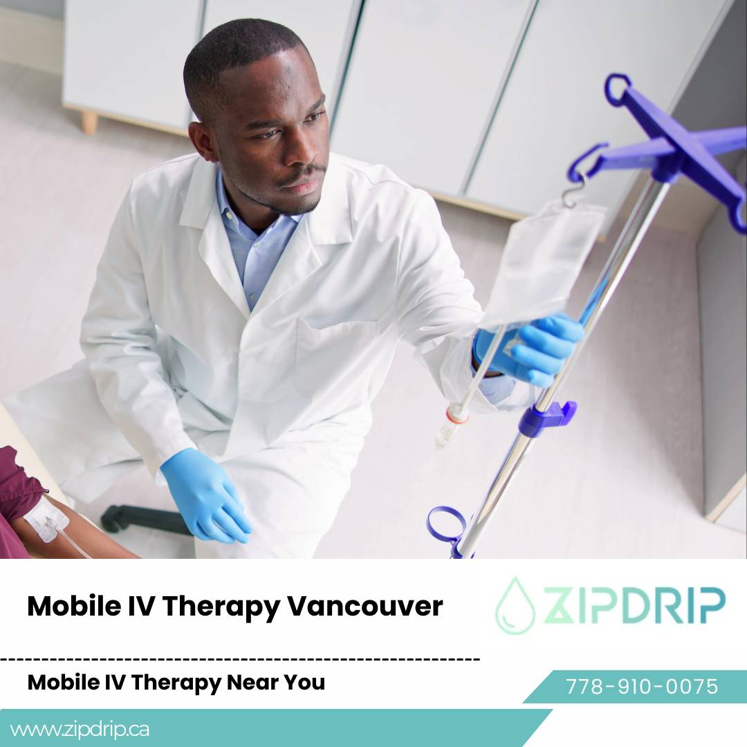 IV Therapy for Stress Relief Mobile IV Drip Vancouver