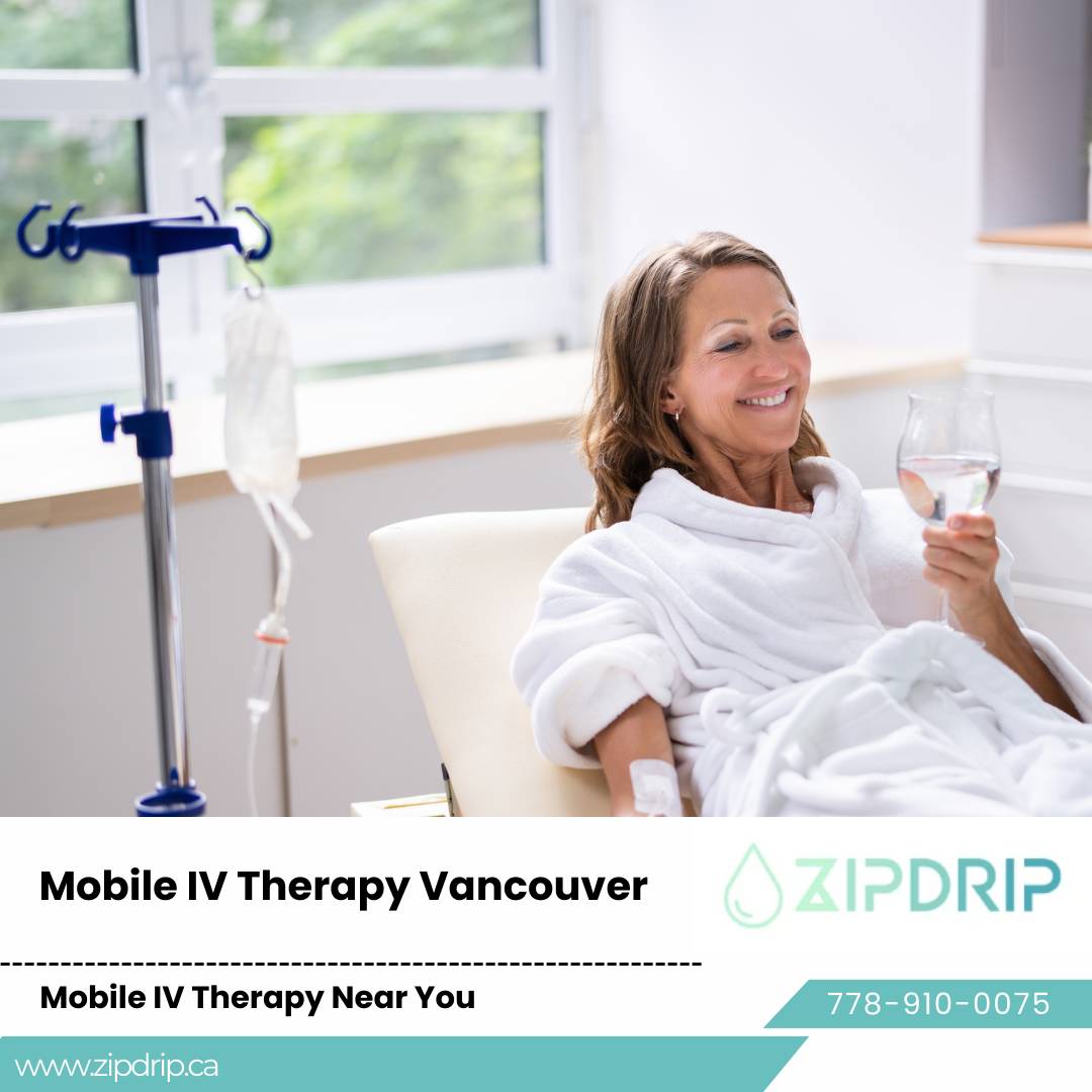 Energy Boost IV Drip Mobile Hydration Wellness Vancouver