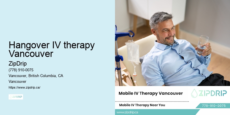 Hangover IV therapy Vancouver IV drip therapy