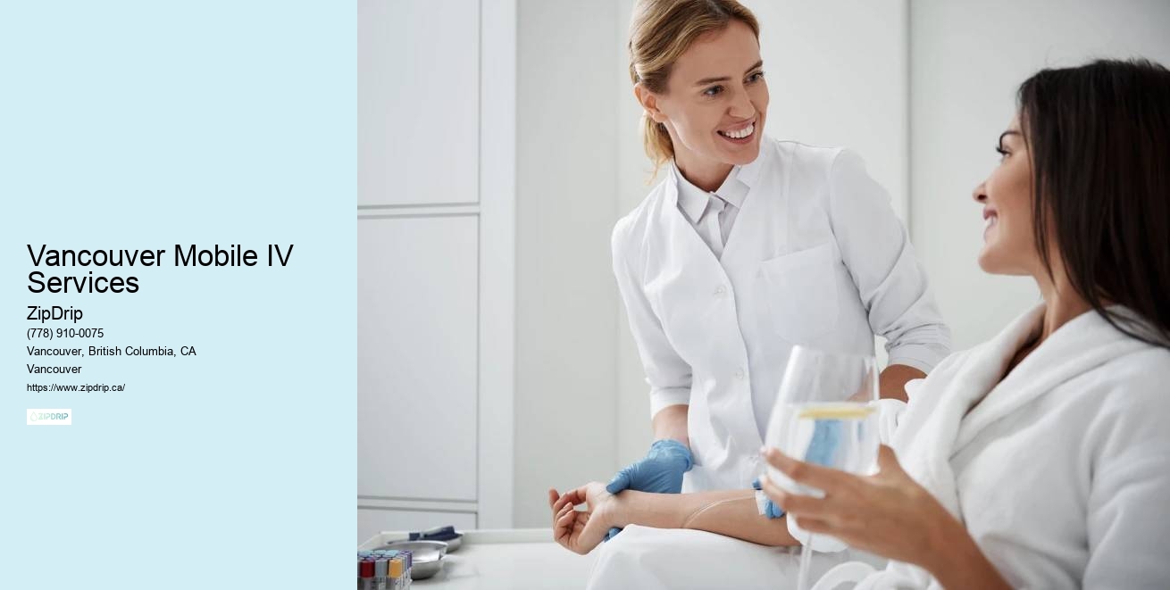 At-home IV services for wellness Vancouver Mobile IV Services
