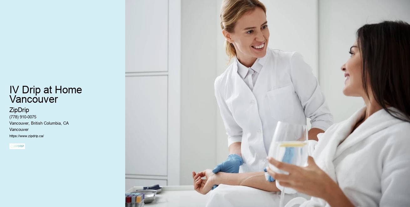 Vitamin IV therapy IV Drip at Home Vancouver