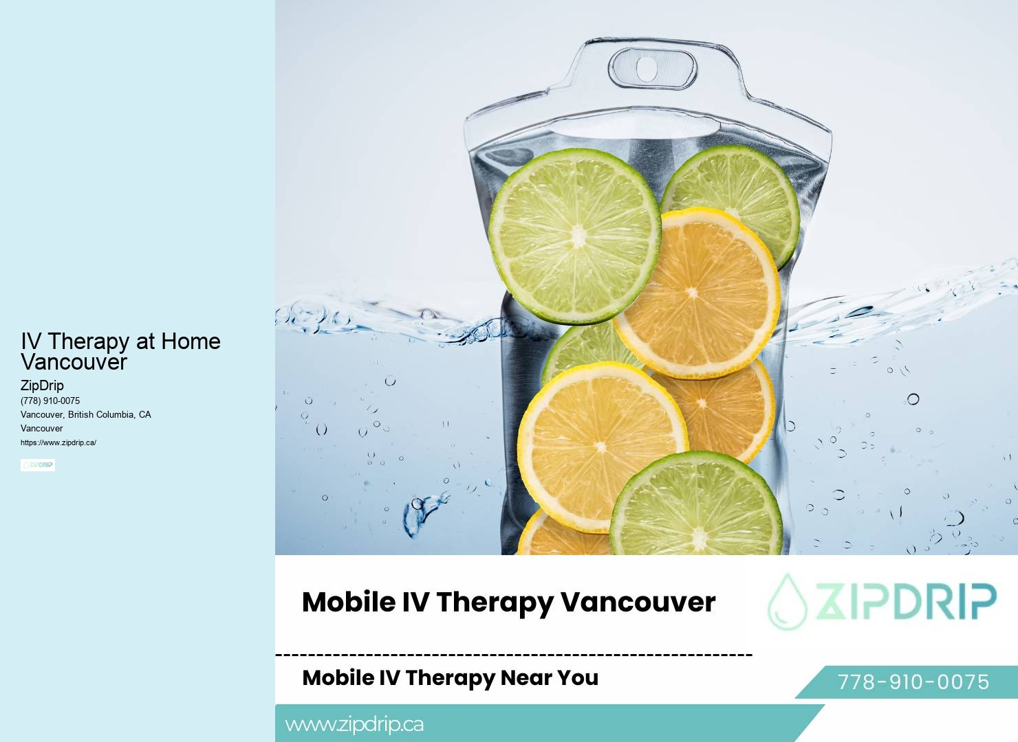 IV Therapy at Home Vancouver IV therapy clinic