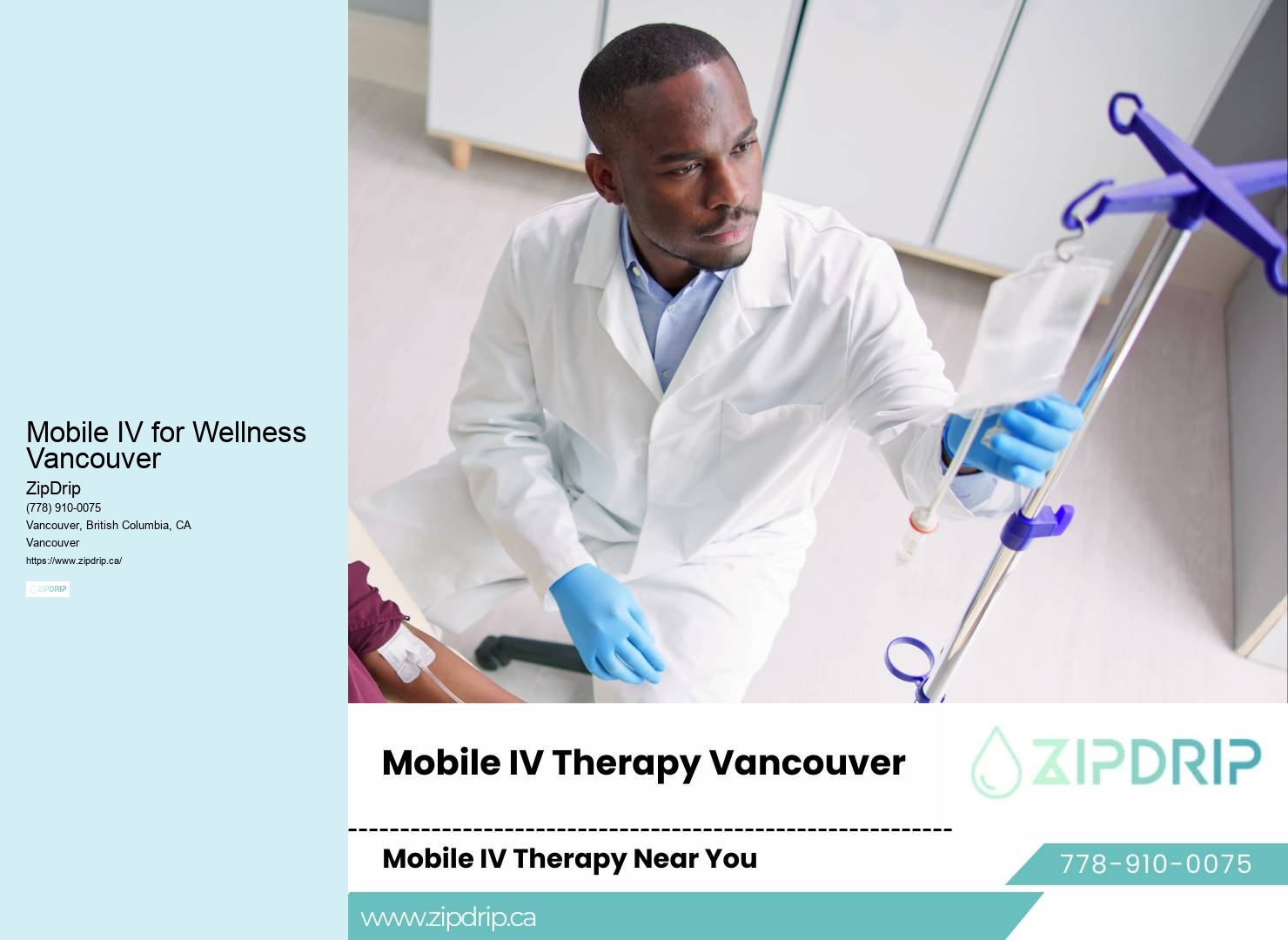 Mobile prenatal IV drips Mobile IV for Wellness Vancouver