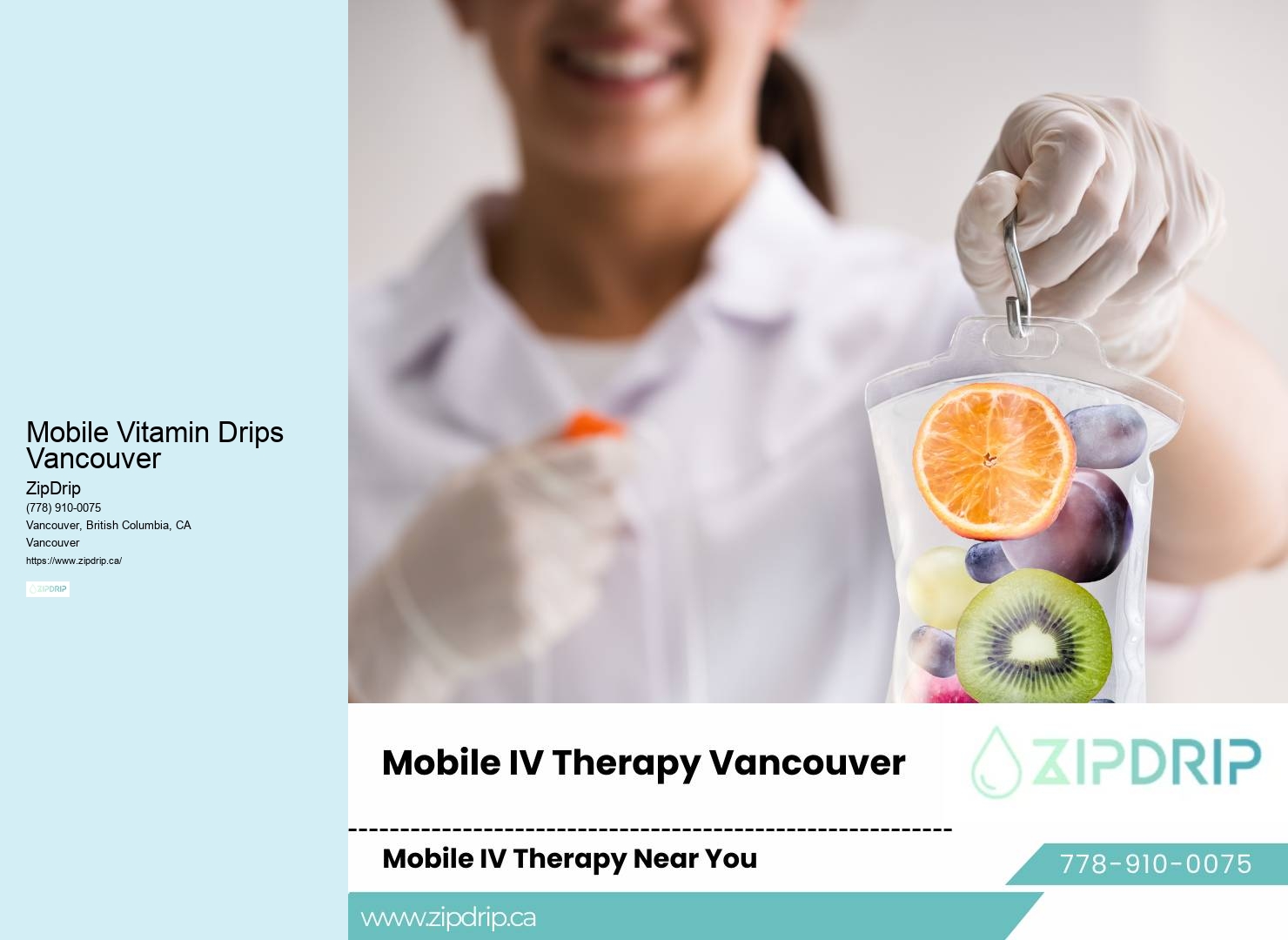 IV Therapy for Skin Health Mobile Vitamin Drips Vancouver