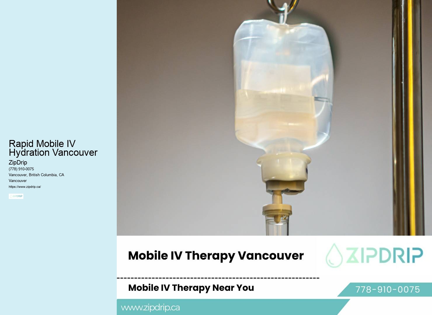 Rapid Mobile IV Hydration Vancouver IV Wellness Center