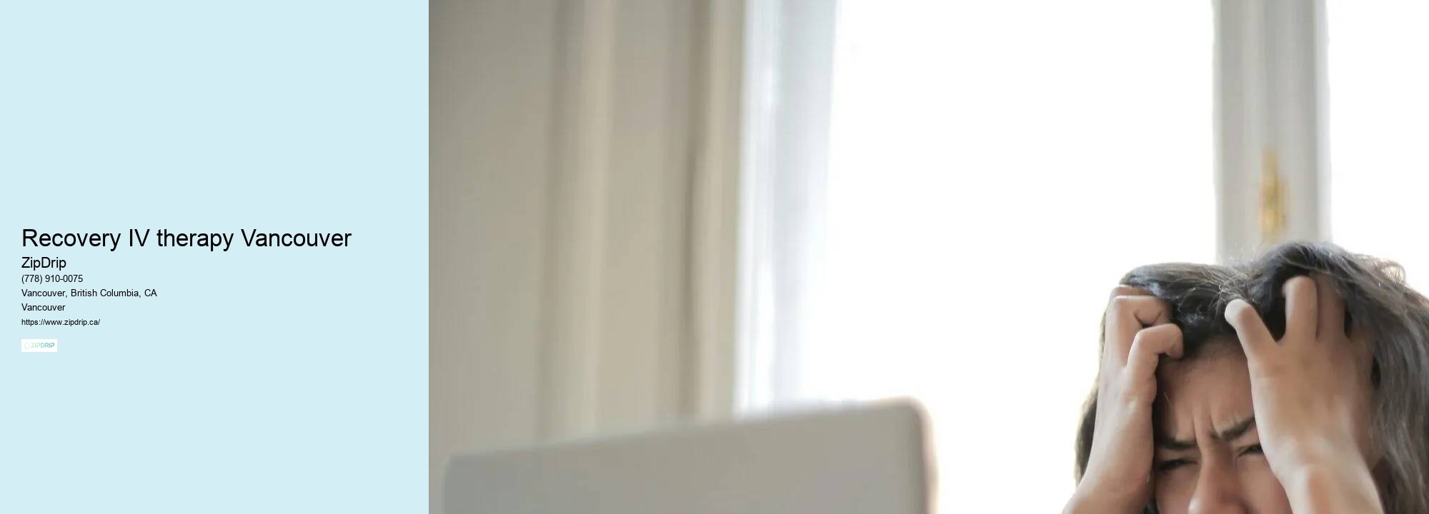 On-the-Go IV Drip Services Recovery IV therapy Vancouver